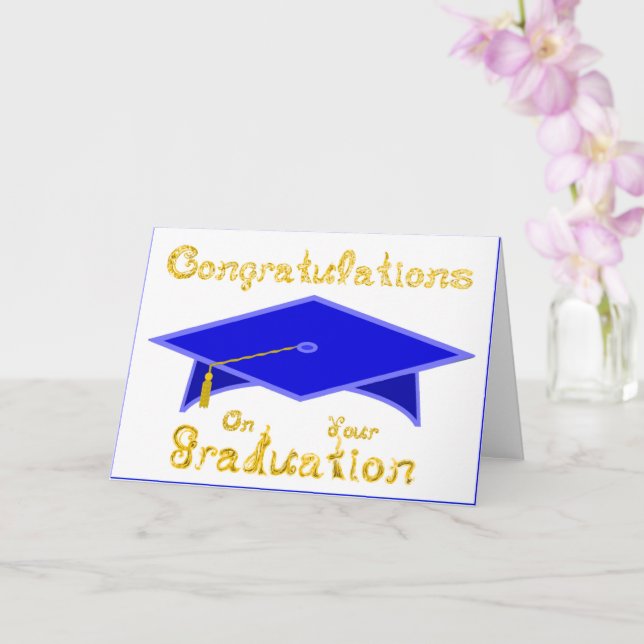 Tarjeta Gorra del Fiesta imprimible de tapón de graduación (Orquídea)