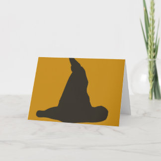 Tarjeta Gorra Halloween Samhain de las brujas