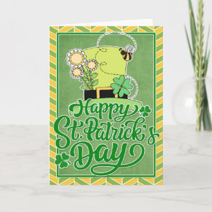 Tarjeta Gorra irlandés - Feliz Día de San Patricio