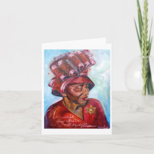 Tarjeta Gorra rojo de la iglesia