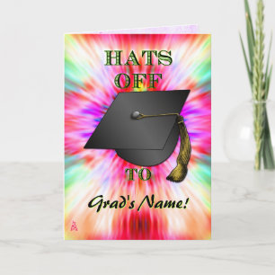 Tarjeta ¡gorras, Chica! (Tarjeta de graduación)