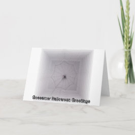 Tarjeta Gossamer Cute Spider en los saludos de la Web Hall