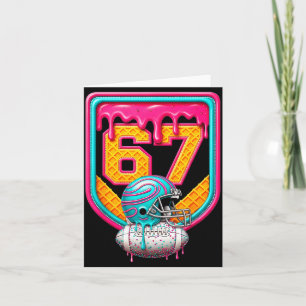 Tarjeta Goteo de fútbol número 67 Jugador de fútbol