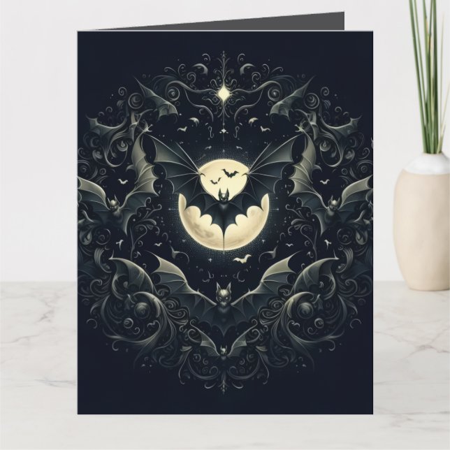 Tarjeta Gothic Bats  (Anverso)