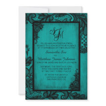 Tarjeta gótica de la invitación de la boda del