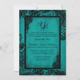 Tarjeta gótica de la invitación de la boda del