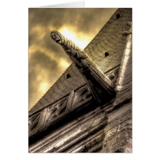 Tarjeta gótica del horror