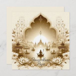 Tarjeta Govardhan Puja