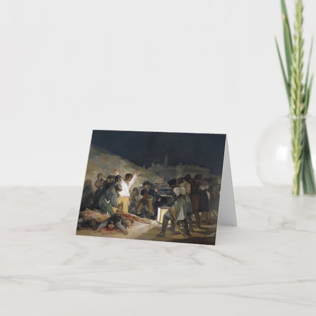 Tarjeta Goya Third of May Note (Anverso)