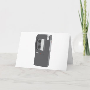 Tarjeta Grabador de cinta ~ Retro Cassette Player