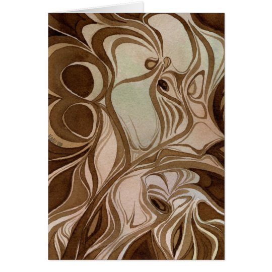 Tarjeta Grabar en madera Notecard