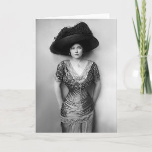 Tarjeta Grace La Rue Circa en los años 1900