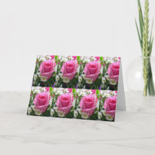 TARJETA ***GRACIA Y ELEGANCIA*** COMO USTEDES - ROSAS