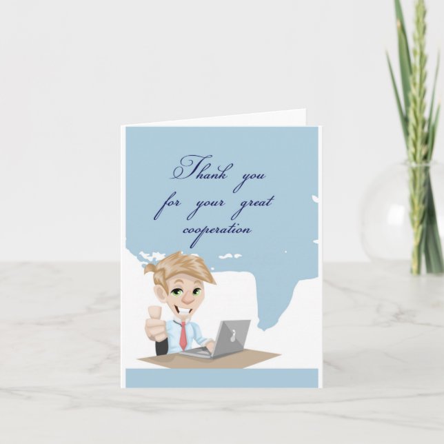 Tarjeta Gracias (Anverso)
