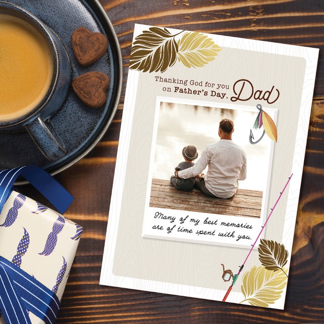 Tarjeta Gracias a Dios por ti en el Día del Padre, papá (Subido por el creador)