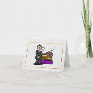 Tarjeta Gracias A Funeral Home Greeting Card