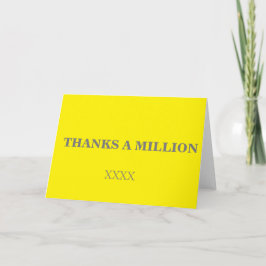 Tarjeta Gracias a un millón