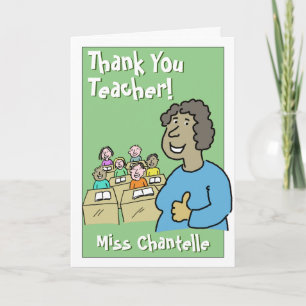 Tarjeta Gracias a una profesora