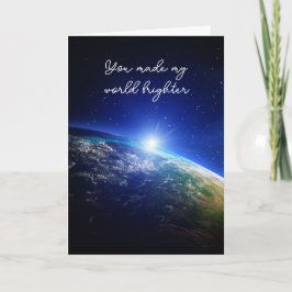 Tarjeta Gracias al Universo con Rayo Claro