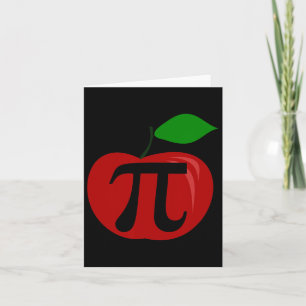 Tarjeta Gracias Apple Pie Lover Funny Pi Day Math Tea
