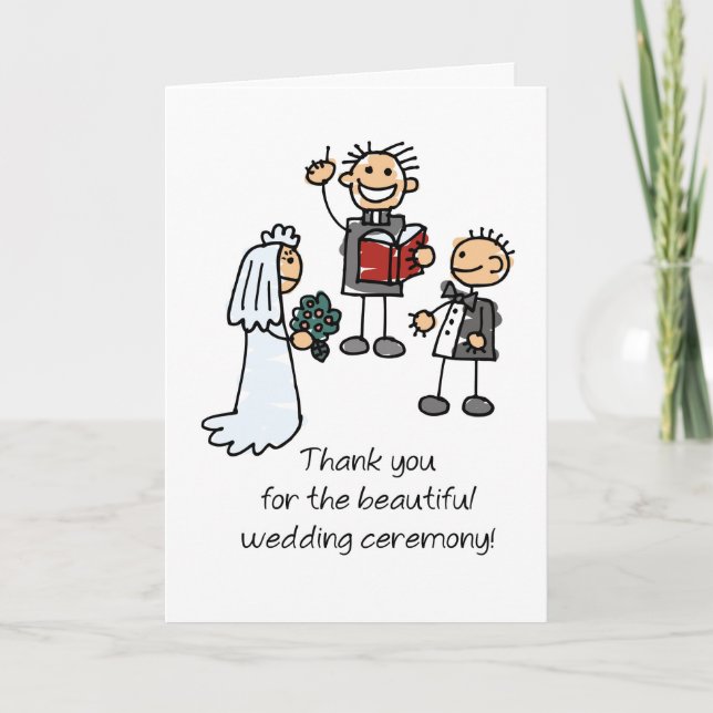 Tarjeta Gracias Boda Oficial Palo Figuras (Anverso)