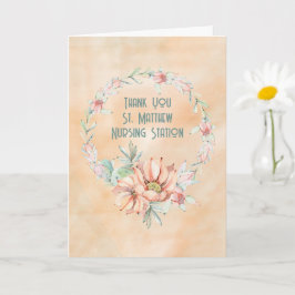 Tarjeta Gracias Covid Heroes Watercolor Cactus