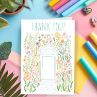 GRACIAS Dulces Doodle de Colorido de la Puerta del