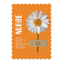 Gracias Enfermera. Daisy sonriente