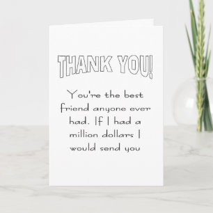 Tarjeta Gracias enviar