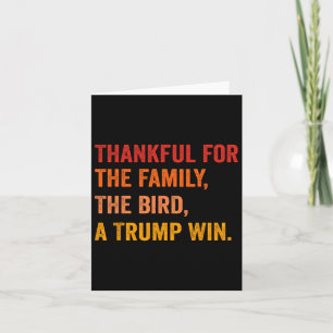 Tarjeta Gracias, estoy agradecido de que Trump ganara 2024