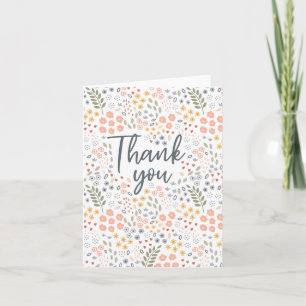 Tarjeta Gracias Floral Kathrin Legg Saludo