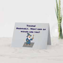 Tarjeta 🧙 ‍ ♂️ "Gracias, Gloriosa Mago"