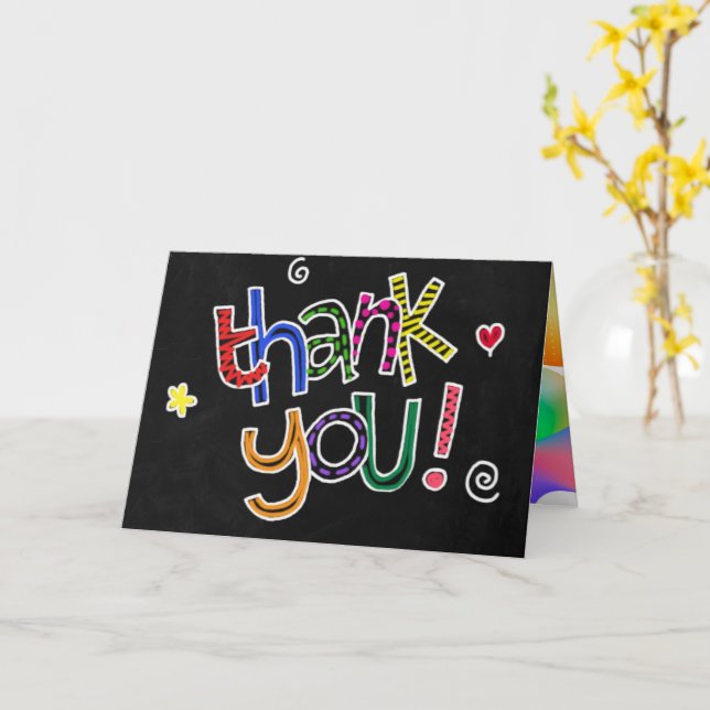 Tarjeta ¡Gracias, has hecho mi día! (flor amarilla)