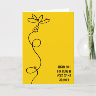 Tarjeta Gracias Ladybugs Y Daisy