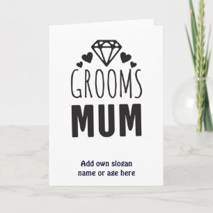 Tarjeta Gracias Madre de Groom Bridal Party Floral Gift