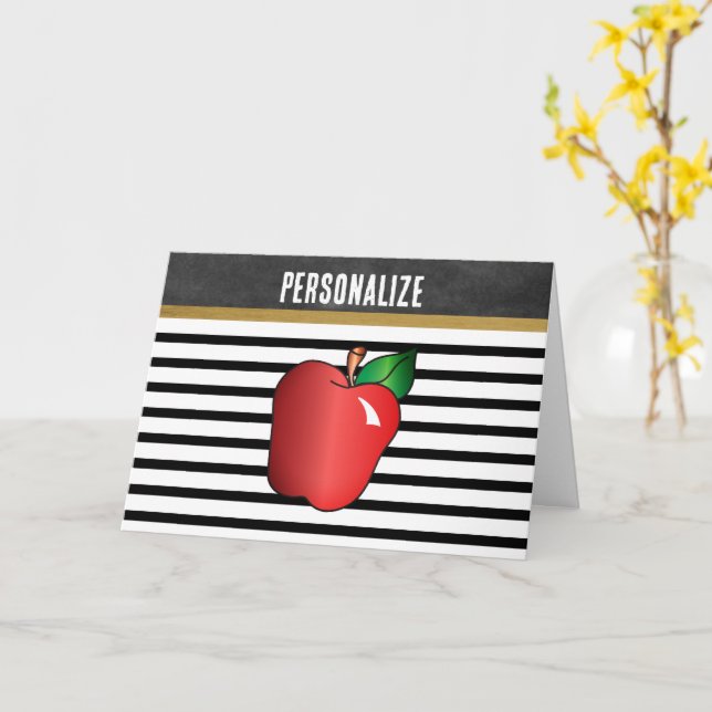 Tarjeta Gracias - Mejor Profesor (flor amarilla)