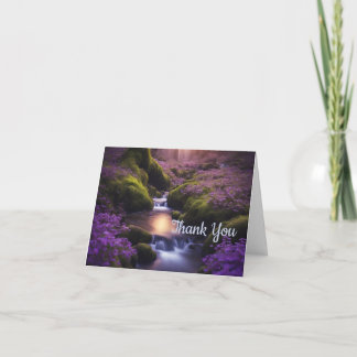 Tarjeta Gracias Morado