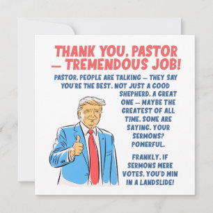 Tarjeta Gracias Pastor Apreciación