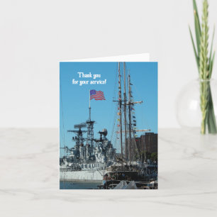 Tarjeta Gracias patriótico - 2