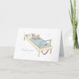 Tarjeta Gracias Pilates Reformer