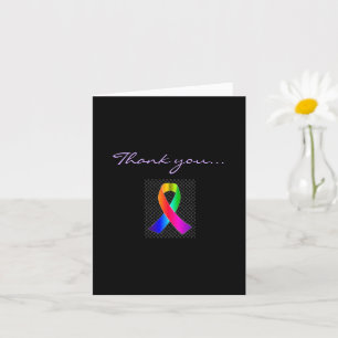 Tarjeta Gracias por apoyarme durante el cáncer