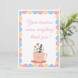 Tarjeta Gracias por Celebrar Con Nosotros