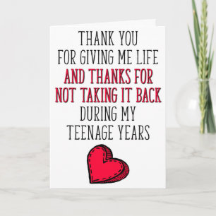 Tarjeta Gracias por darme vida, el día de la madre