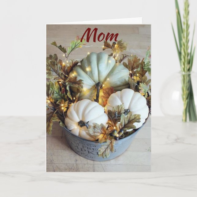 TARJETA GRACIAS POR EL AMOR DE MAMÁ A GRACIAS (Anverso)