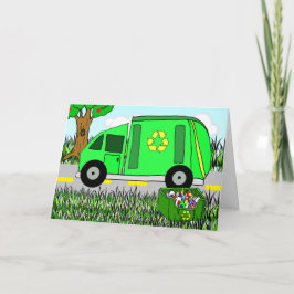 Tarjeta Gracias por el reciclaje de trabajadores esenciale