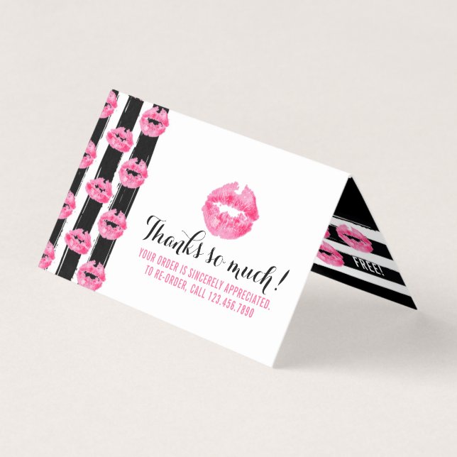 Tarjeta Gracias por el timbre de fidelidad del distribuido (Anverso)