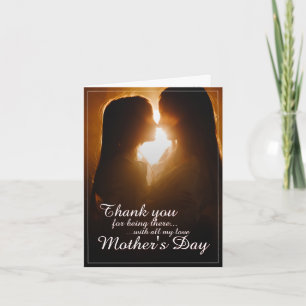 Tarjeta Gracias por estar aquí – Día de la Madre