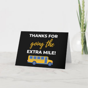 Tarjeta Gracias Por Ir A La Milla Adicional