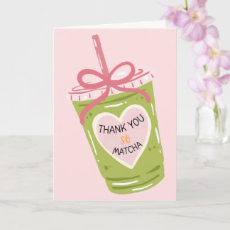 Tarjeta Gracias por la apreciación de Matcha Diseño
