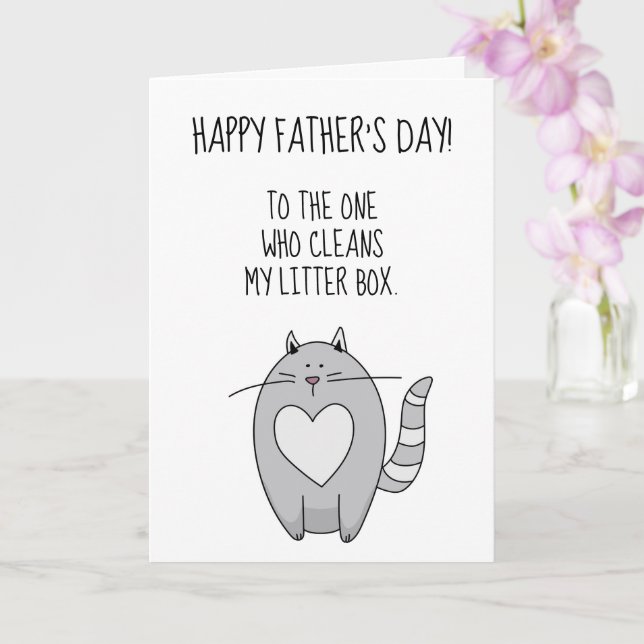 Tarjeta ¡Gracias por la limpieza de la litera! (Orquídea)